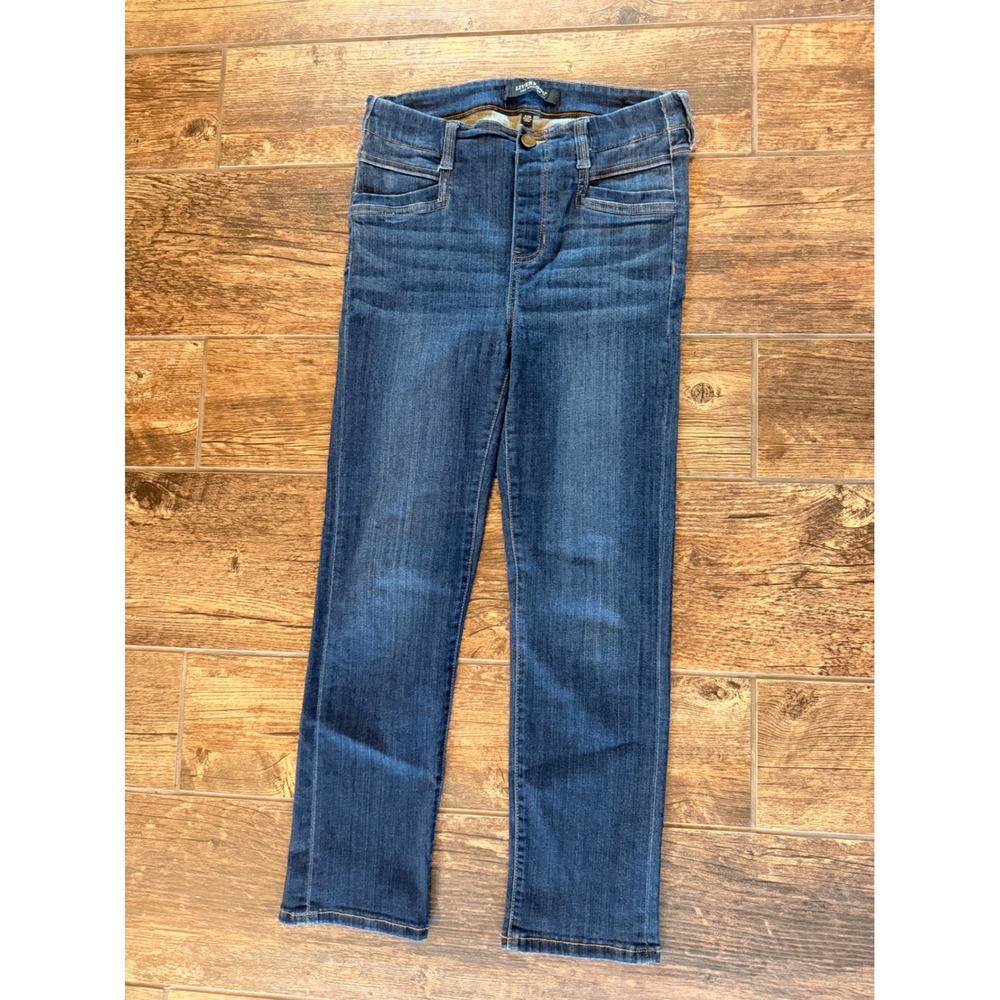 Liverpool Los Angeles Women Dark Wash Straight Leg Jeans Size 6/28 High Rise